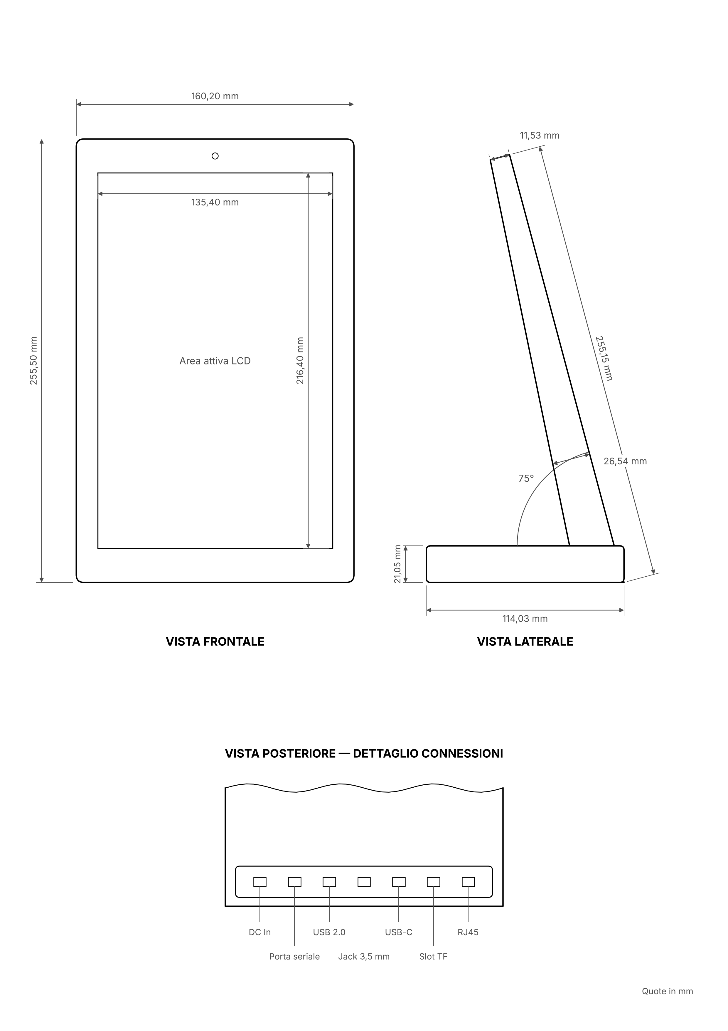 Dimensioni prodotto MN000719