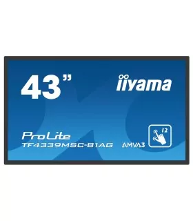 iiyama 43" - Professional Touchscreen Monitor, 24/7 - PROLITE TF4339MSC-B1AG