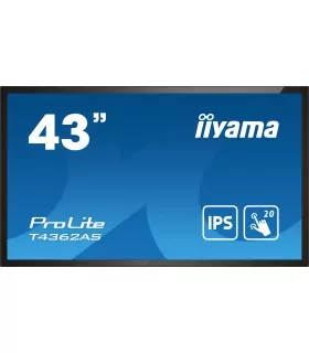 iiyama 43" - Professional Touchscreen Monitor, 24/7 - PROLITE T4362AS-B1