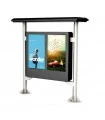 65" Totem Touch Screen Outdoor con Pensilina