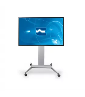 Slide Maxi Cart, monitor stand, white