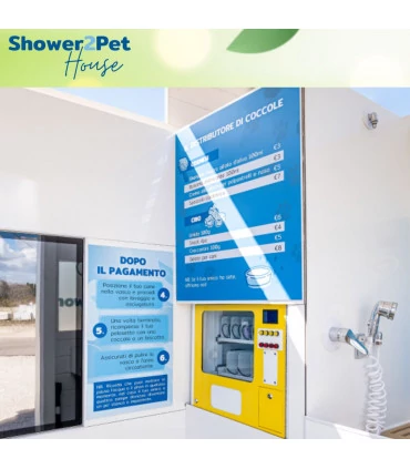 Stazione di Lavaggio Cani Self-Service - Shower2Pet