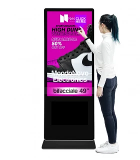 Double Side 49" Totem Display Indoor Touch Screen