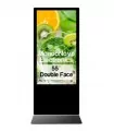 Double Side 55" Totem Display Indoor Touch Screen